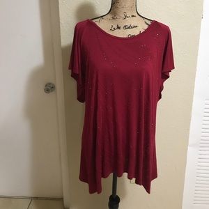 NWOT Red Blouse